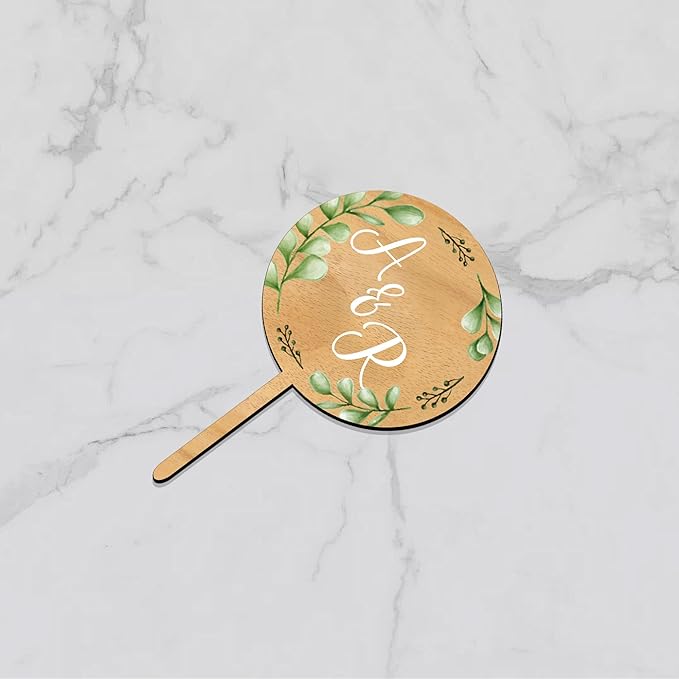 Custom Cupcake Toppers Cake Decorations in Wood - Image 7