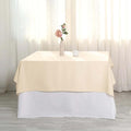 Efavormart 54x54 Beige Wholesale Linens Seamless Polyester Square Linen by efavormart