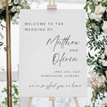 Modern We're So Glad You're Here Welcome Sign by Unknown