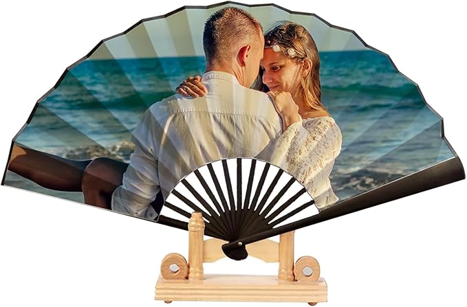 Decorative Folding Fans Personalized Fans Custom Fans Handheld Clack Fans - Image 6