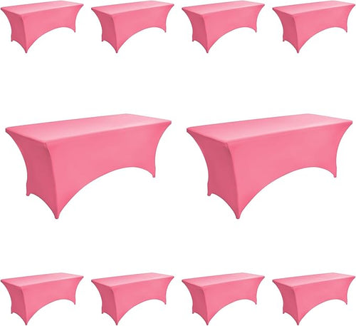 10-Pack 6ft Spandex Table Covers by Unknown