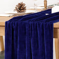 MLMC 2 Pack Royal Blue Velvet Table Runner 10ft Glossy Luxury Velvet Cotton by MLMC