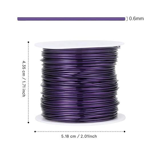 164FT Jewelry Wire 22 Gauge Tarnish-Resistant Copper Beading Wires Roll Bulk - Image 3