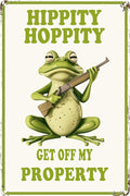 Funny Frog Room Sign by Unknown