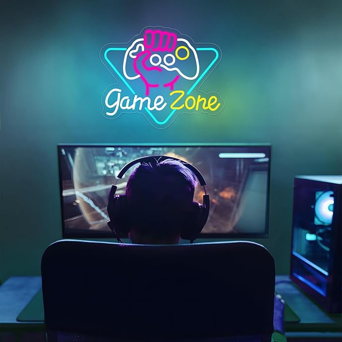 Game Zone Neon Sign Dimmable Gamer Neon Signs Gaming Led Signs - Image 7