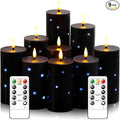 Flickering Flameless Candles, Battery Operated Real Wax LED Pillar Candles by FLAMELESSCANDLES