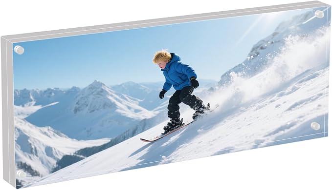 4×10 Acrylic Pictur Frame for 4x9 Business License Certificate，Panoramic Photo by Unknown