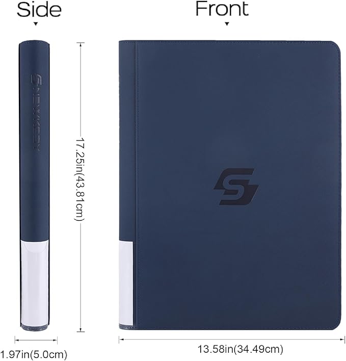 Snekdy premium 1024-pocket trading card binder, 16-pocket cards album, - Image 4