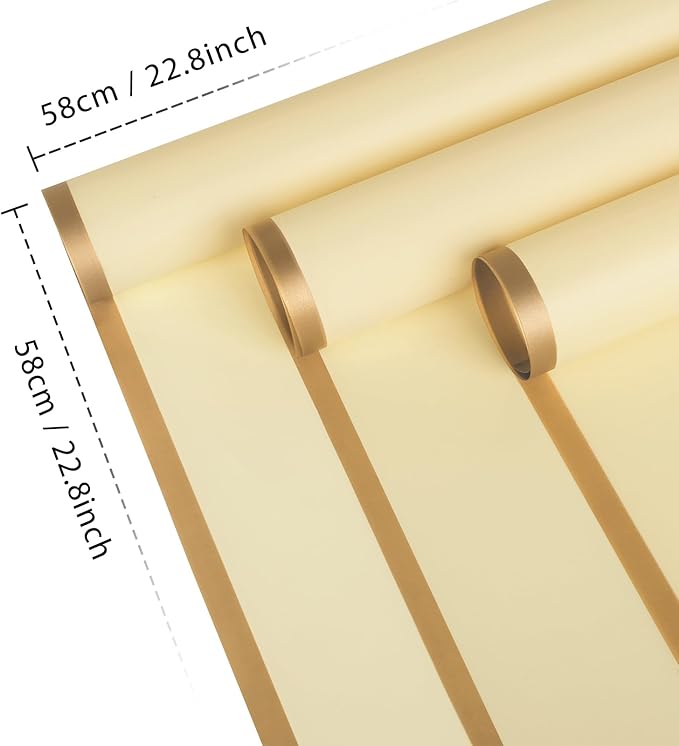 NESCCI 20 Sheet Flower Wrapping Paper - Image 2