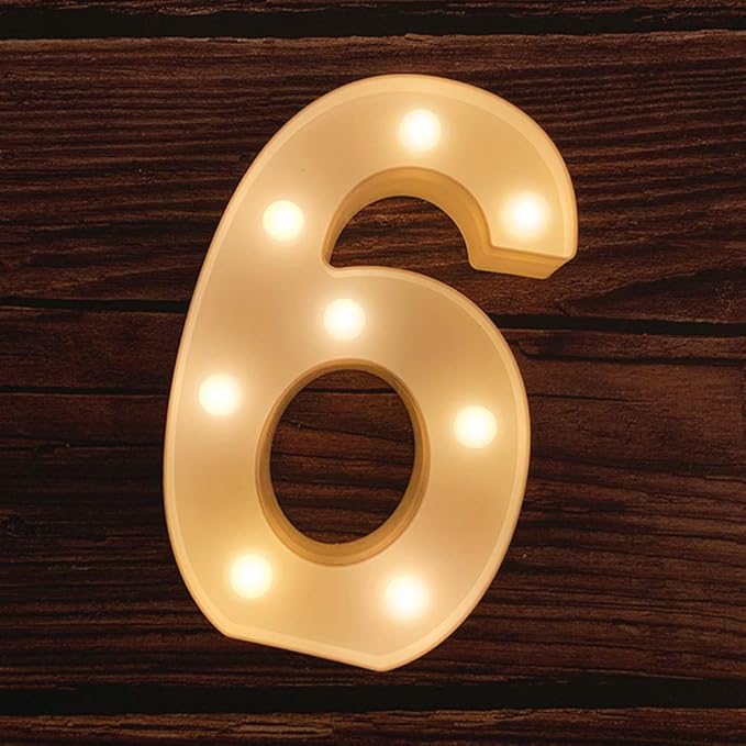 MUMUXI Marquee Light Up Letters | Large Light Up Numbers | Battery Powered and by MUMUXI