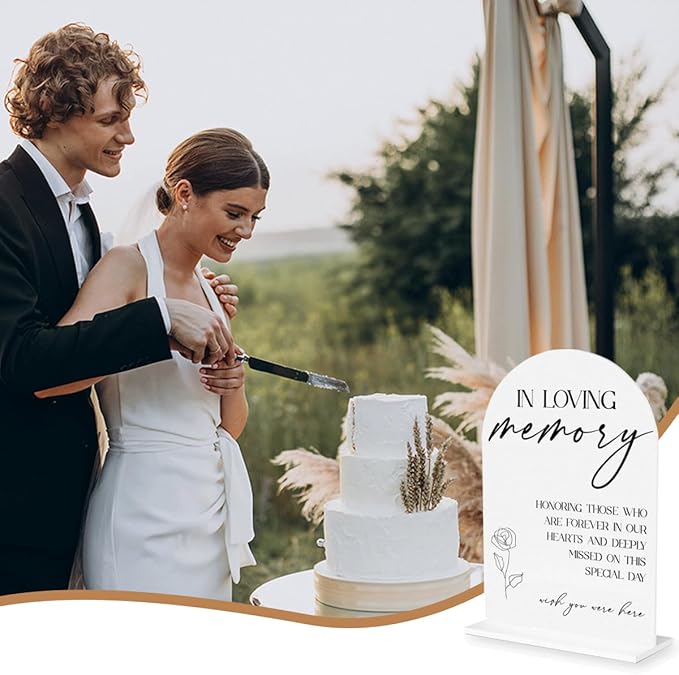 In Loving Memory Wedding Sign, In Memory Wedding Sign - Image 5