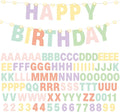 TaoBary 112 Pcs DIY Letter Kit Glitter Customizable Banner Letters Include 107 by TaoBary