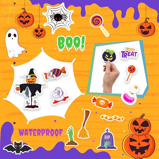 120 Pcs Halloween Stickers, Halloween Stickers - Image 4