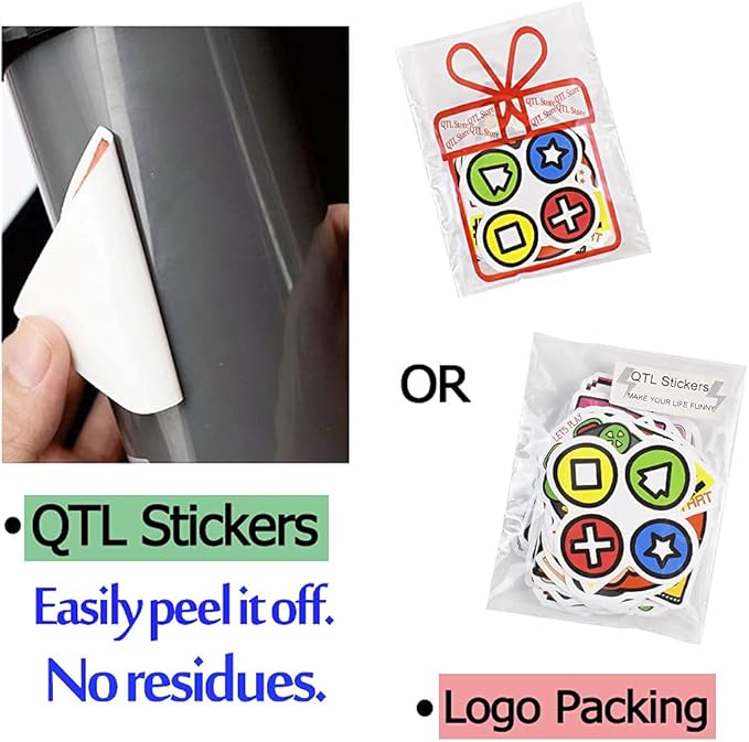 QTL Classic Gaming Stickers for Kids Video Game Stickers for Water Bottles - Image 5