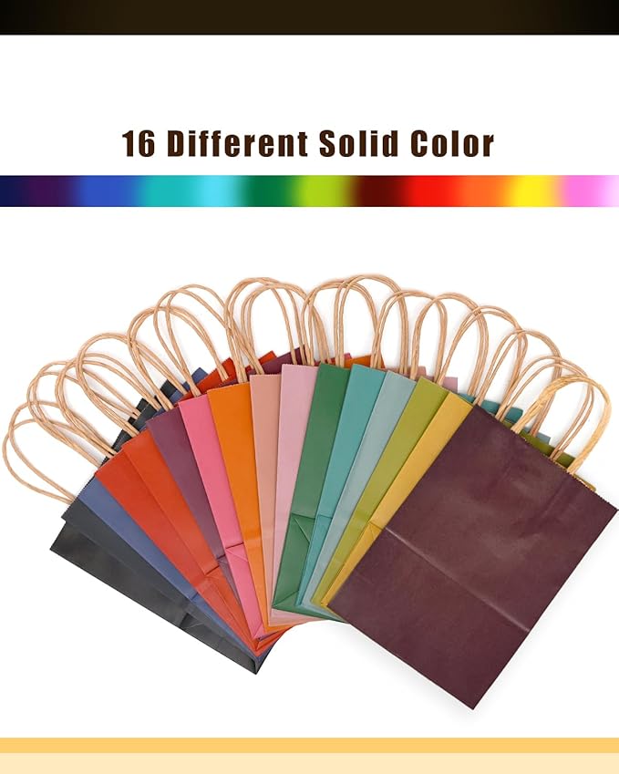 qiqee 200Pcs Paper Gift Bags - Image 4