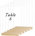 6 Pack 8x10 Inch Frosted Arch Acrylic Sign by CEUQIESO