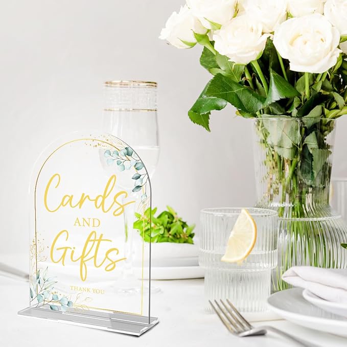 2-Piece Acrylic Wedding Sign Set - Image 3