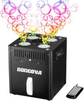 Stage Bubble Machine with Lights, DMX Control, Wireless Remote by BORGOVA