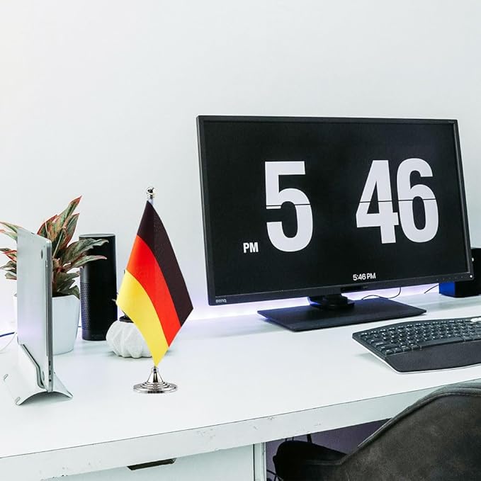 Germany Flag German Flags, Small Mini German Desk Flag, Used - Image 5
