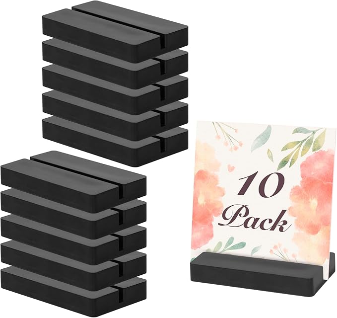 Acrylic Sign Stand Card Holder, Stands by OUTNEE