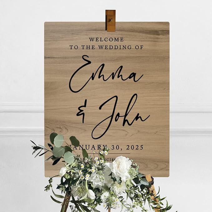 Andaz Press Large Wooden Welcome Sign - Image 3