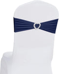 Howhic Pack of 120 Spandex Chair Sashes Bows Stretch Chair Cover Band by Howhic