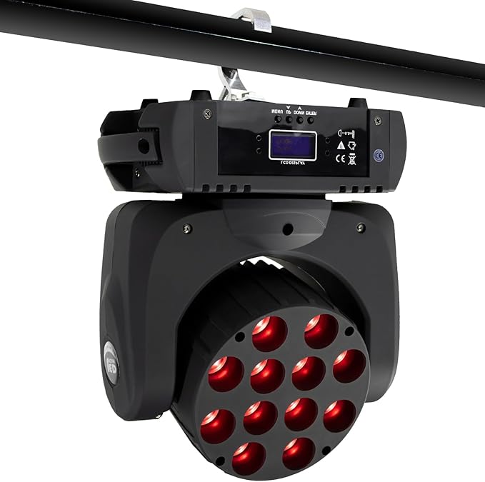 SHEHDS Moving Head Light Beam Wash LED 12x12W RGBW 4in1 DJ Lights Lighting by SHEHDS