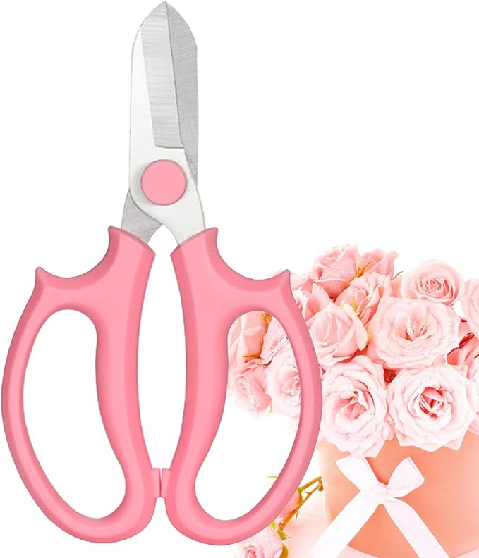 Leize Flower Scissors, Premium Thickened Stainless Steel Floral Shears by Leize