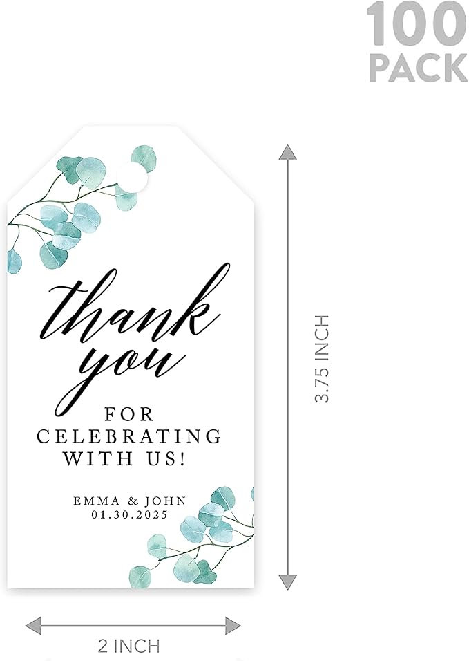 Andaz Press 100-Pack Personalized Thank You - Image 5