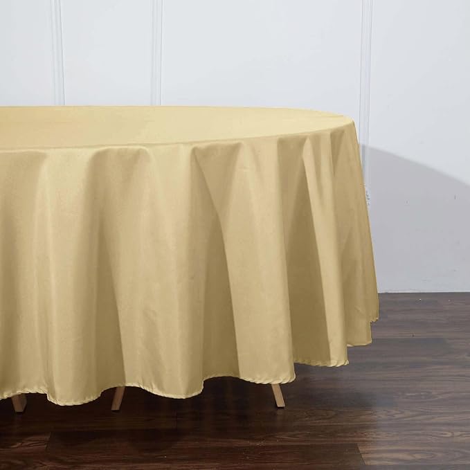 Efavormart Round Tablecloth, 108 Inch Stain & Wrinkle Resistant Washable Table - Image 9