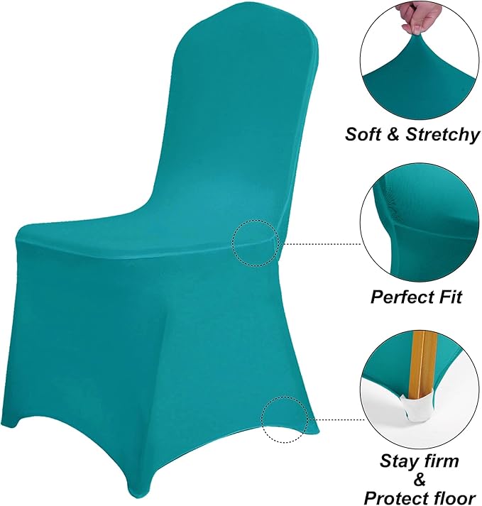 SUPERO Waterproof Spandex Chair Cover 25PCS, Stretch Dining Chair Covers - Image 5
