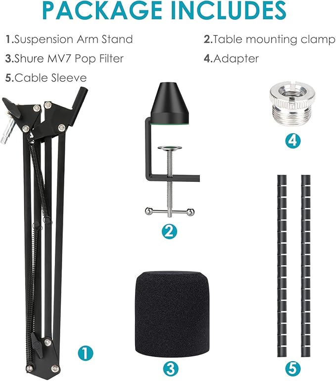 MV7 MV7X MV7+ Boom Arm - Image 6