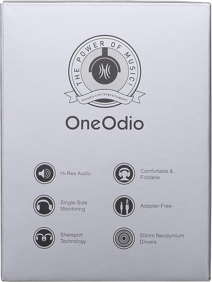 OneOdio Wired Over Ear Headphones Studio Monitor & Mixing DJ Stereo Headsets - Image 12