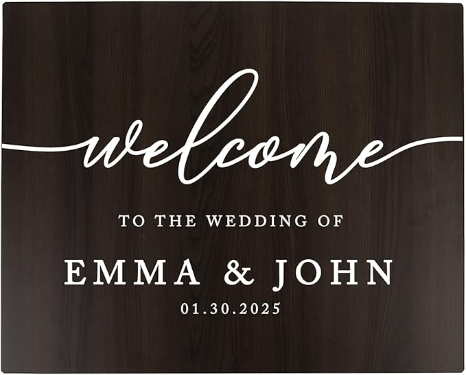 Andaz Press Large Wooden Welcome Sign by AndazPress