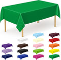 QZYL 12 PCS Disposable Plastic Table Cover, 54 X 108 in Large Table Cloth by QZYL