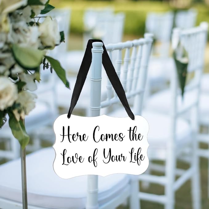 Acrylic Wedding Sign, Ring Bearer Sign, - Image 5
