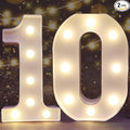 Pooqla Decorative Led Light Up Number Letters by Pooqla
