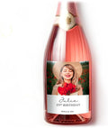 Personalized Wine Bottle Label Photo label Custom Sticker 50th Birthday 60/70th by Handmade