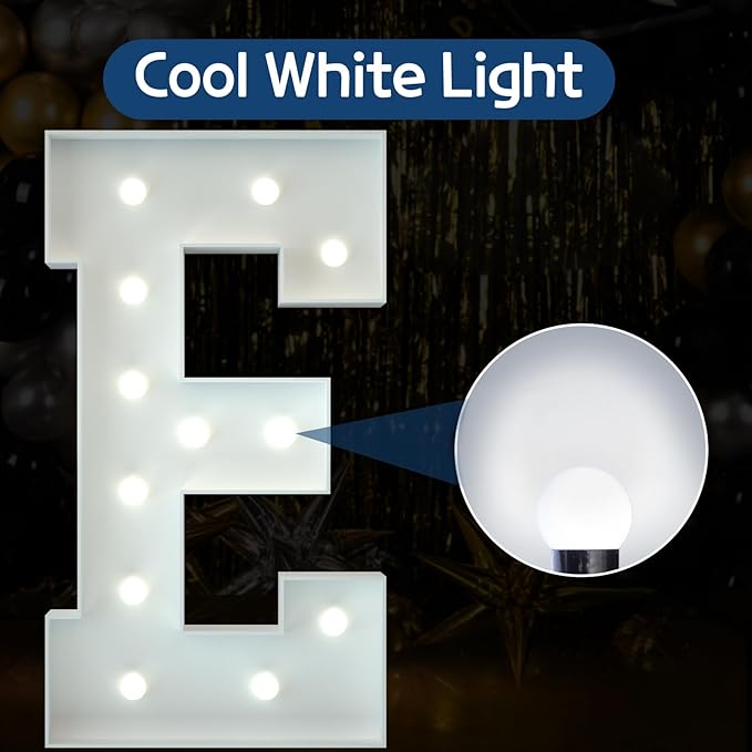 Marquee Letters 4 Feet Tall Large Light Up Letters Baby Shower Decorations - Image 2