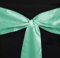 MDS Pack of 200 PCS Satin Chair Sashes Charmeuse Sateen Dining Chair Bows by MDS