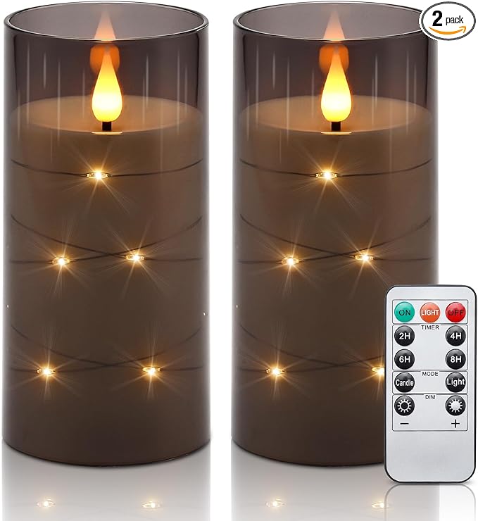 Aignis Flickering Flameless Candles Battery Operated Candles LED Candles by Aignis