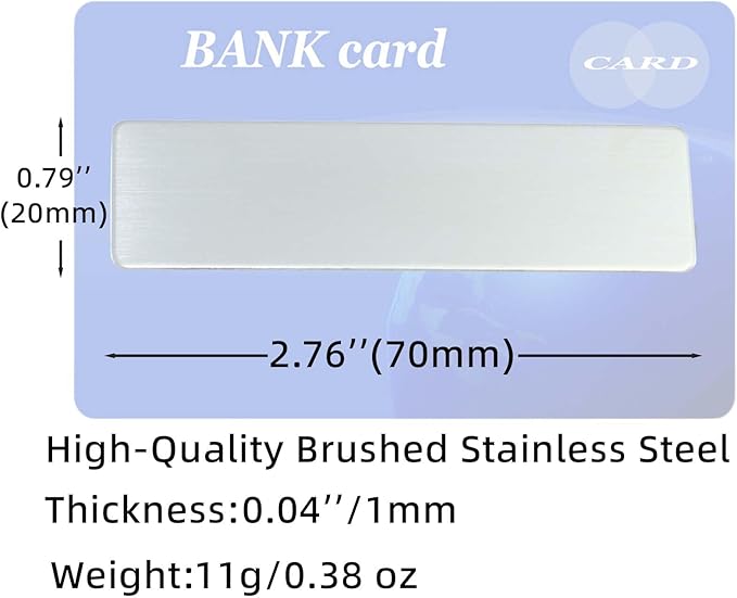 3pcs Stainless Steel Silver Custom Name Tags - Image 5