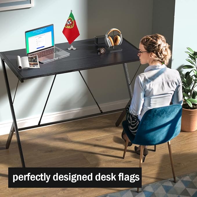 Portugal Flag Portuguese Flags, Small Mini Portuguese Desk Flag, Used - Image 3