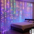 300LED Fairy Curtain Lights, 9.8x9.8Ft Warm White USB Plug in 8 Modes & Timer by Unknown