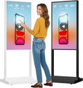 55 Inch 4K Touchscreen Kiosk, Indoor Capacitive Touch Floor Standing Digital by Canlarriz