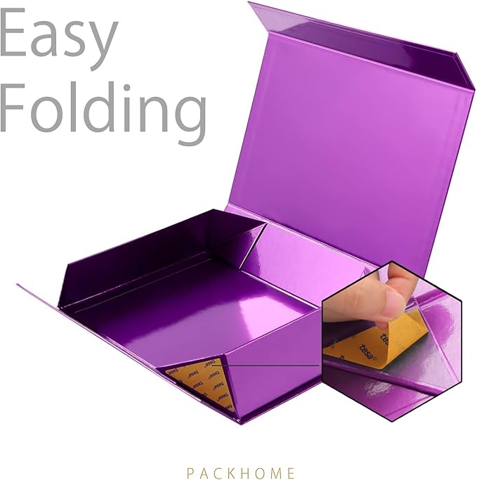 PACKHOME 6 Gift Boxes 11.5x8x2.5 Inches, Sturdy Shirt Boxes - Image 5