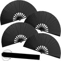 4PCS Large Chinese Folding Fans by ATTRACME