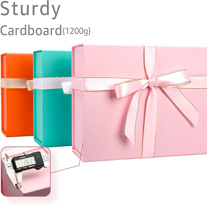 LIFELUM Gift Boxes for Presents, Extra Large Gift Box 2 Pack 13.85 x 8.35 x - Image 4