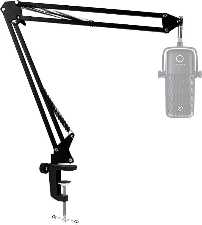 For Elgato Wave 3 Boom Arm Microphone Stand, Professional Mic Boom Arm Mic by sunmon