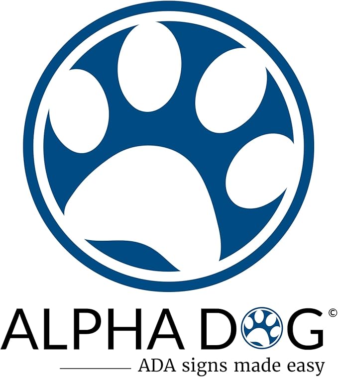 ALPHA DOG ADA SIGNS Custom ADA Compliant Braille Sign, Tactile Text, Raised - Image 7